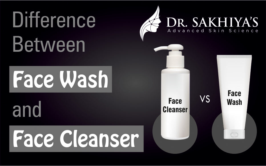 Difference Between Face Cleanser And Face Wash