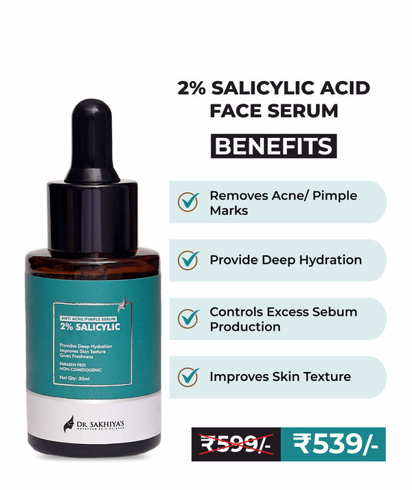 2% Salicylic Acid - Anti Acne/Pimple Face Serum