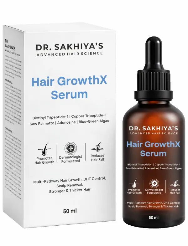 Dr. Sakhiya's Hair GrowthX Serum | Faster Hair Growth – Limited