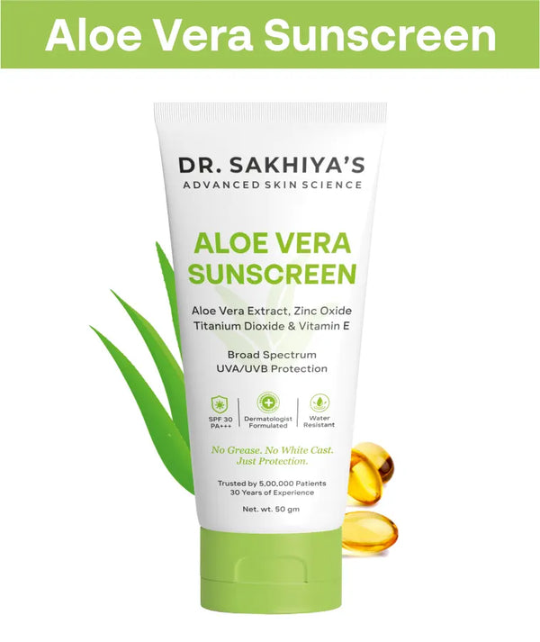 Aloevera sunscreen with SPF 30
