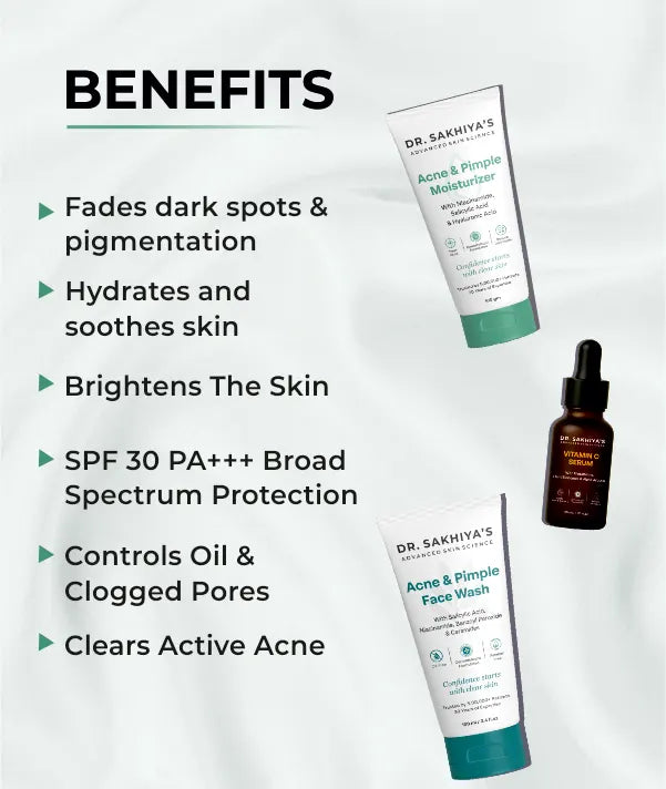 Benefits of Acne Defense + Glow Kit