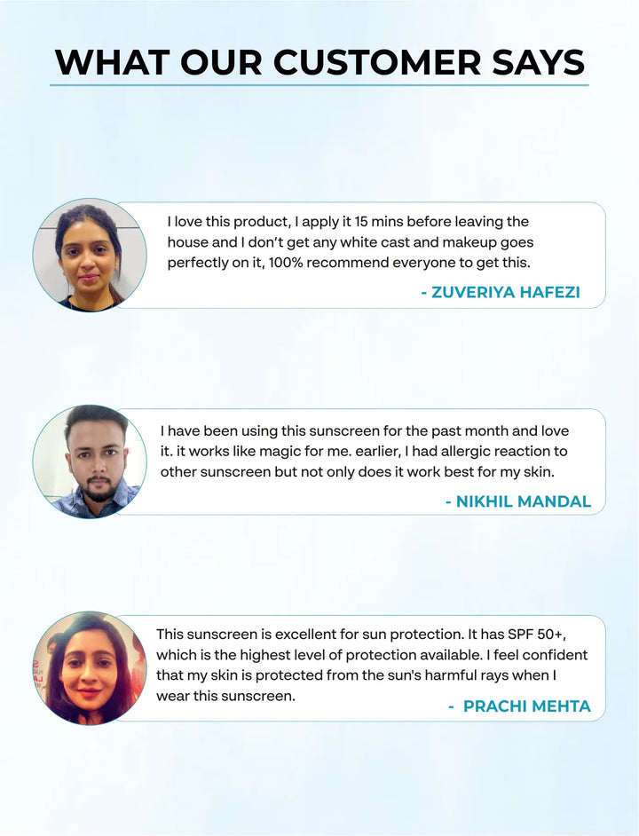 Reviews of Hyaluronic Sunscreen