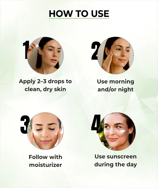 How to use Dr. Sakhiya's Acne & Pimple Face Serum