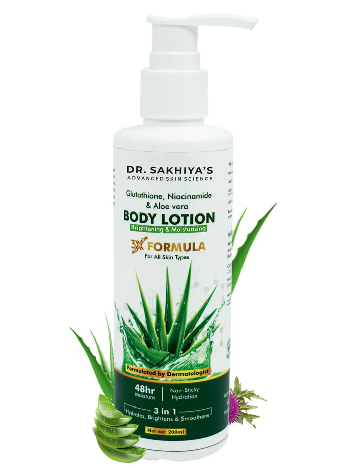 Buy Aloe Vera Body Lotion with Glutathione & Niacinamide