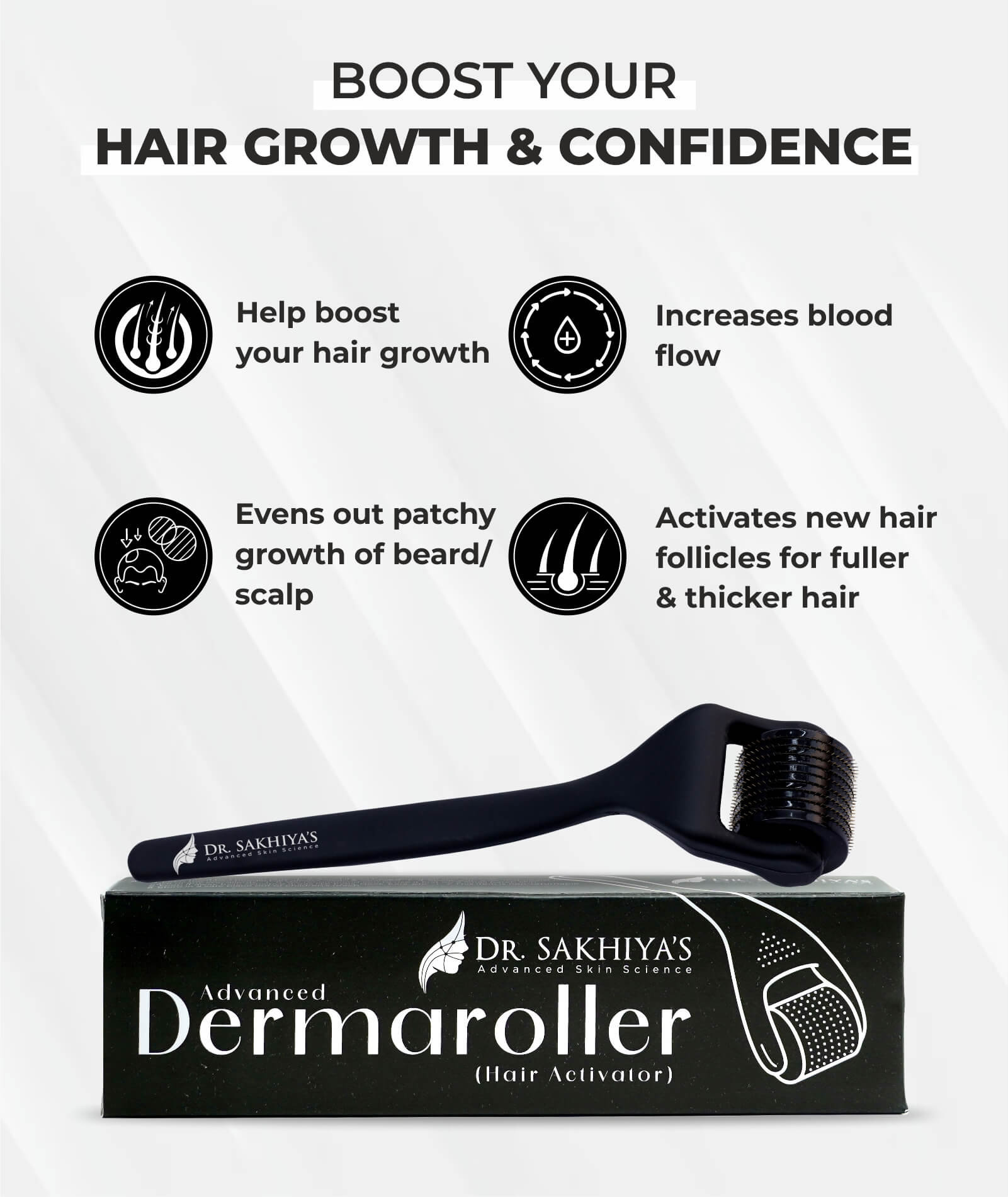 Boost Your Hair Growth And Confidence With Advance Hair Activator Derma Roller