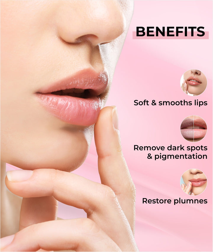 Lip Peel Benefits - Soft & Smooth Lips, Remove Dark Spots & Pigmentation, Restore Plumnes