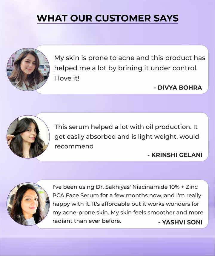 Customer Reviews of Niacinamide Face Serum