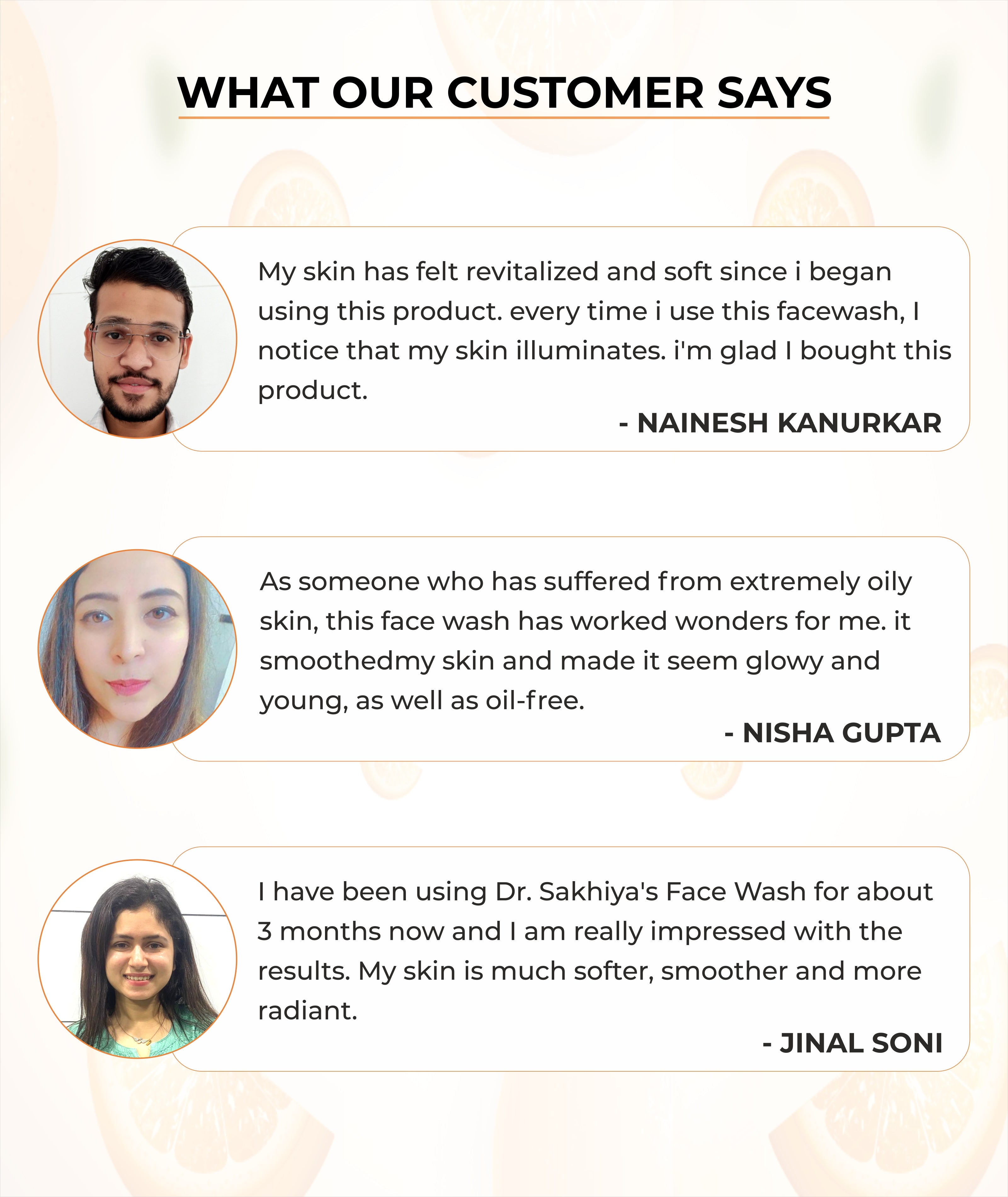 Customer Reviews Of Vitamin C Face Wash Of Dr. Sakhiya