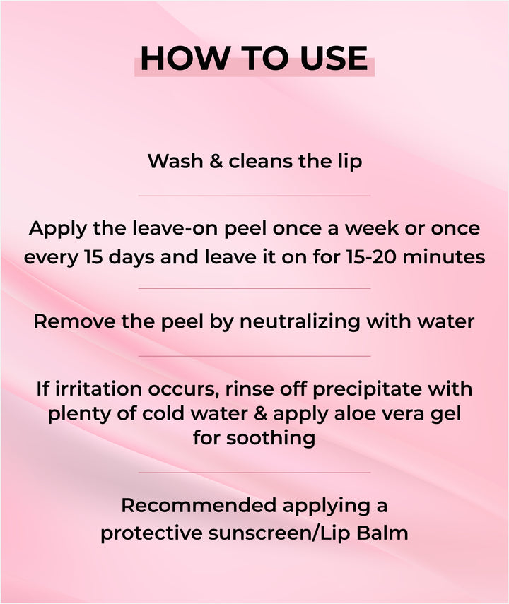 Lip Peel - How To Use