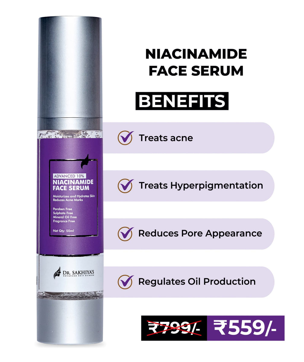 Advanced 10% Niacinamide Face Serum | Dr. Sakhiyas