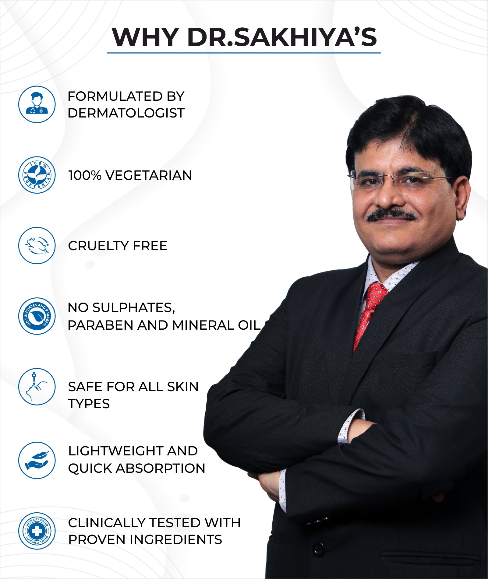 Why you should choose dr sakhiyas dermatologically formulated products