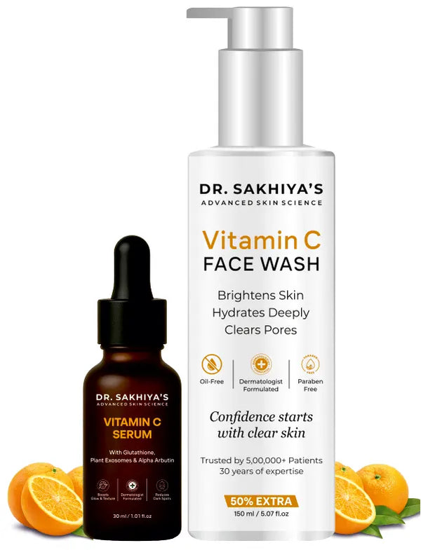 Dr. Sakhiya's C-Glow Power Duo For Skin Glow